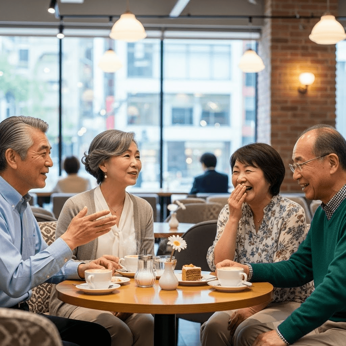 トモリエで新しい趣味を見つけ、生きがいを感じている50歳以上の方々